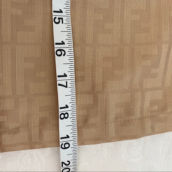 fendi zucca reversible leather wrap skirt - Picture 8 of 10